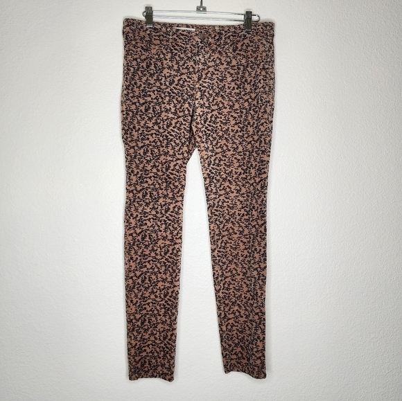 Anthropologie Pilcro Foliage Corduroy High Rise Serif Pants 29P - Picture 3 of 9